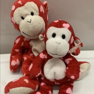 Ty Valentine’s Monkey Stuffed Animals Plush